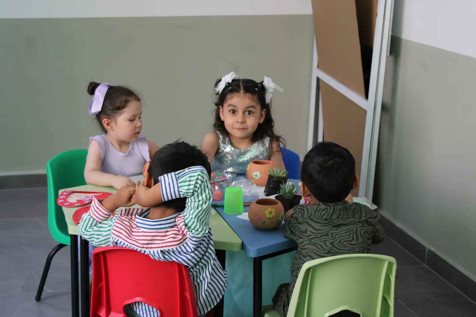 Children at activity